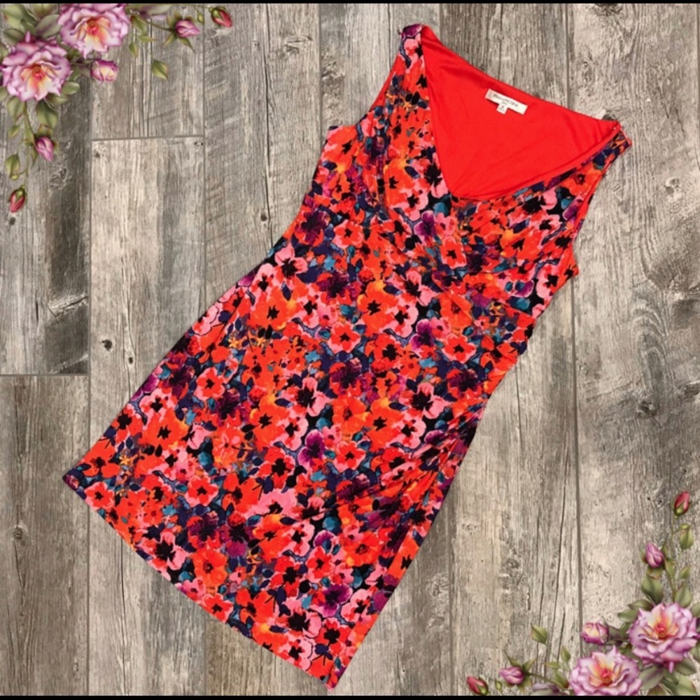 Red Floral Dress